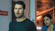 Travis Van Winkle and Monica Barbaro in FUBAR | Image via Netflix